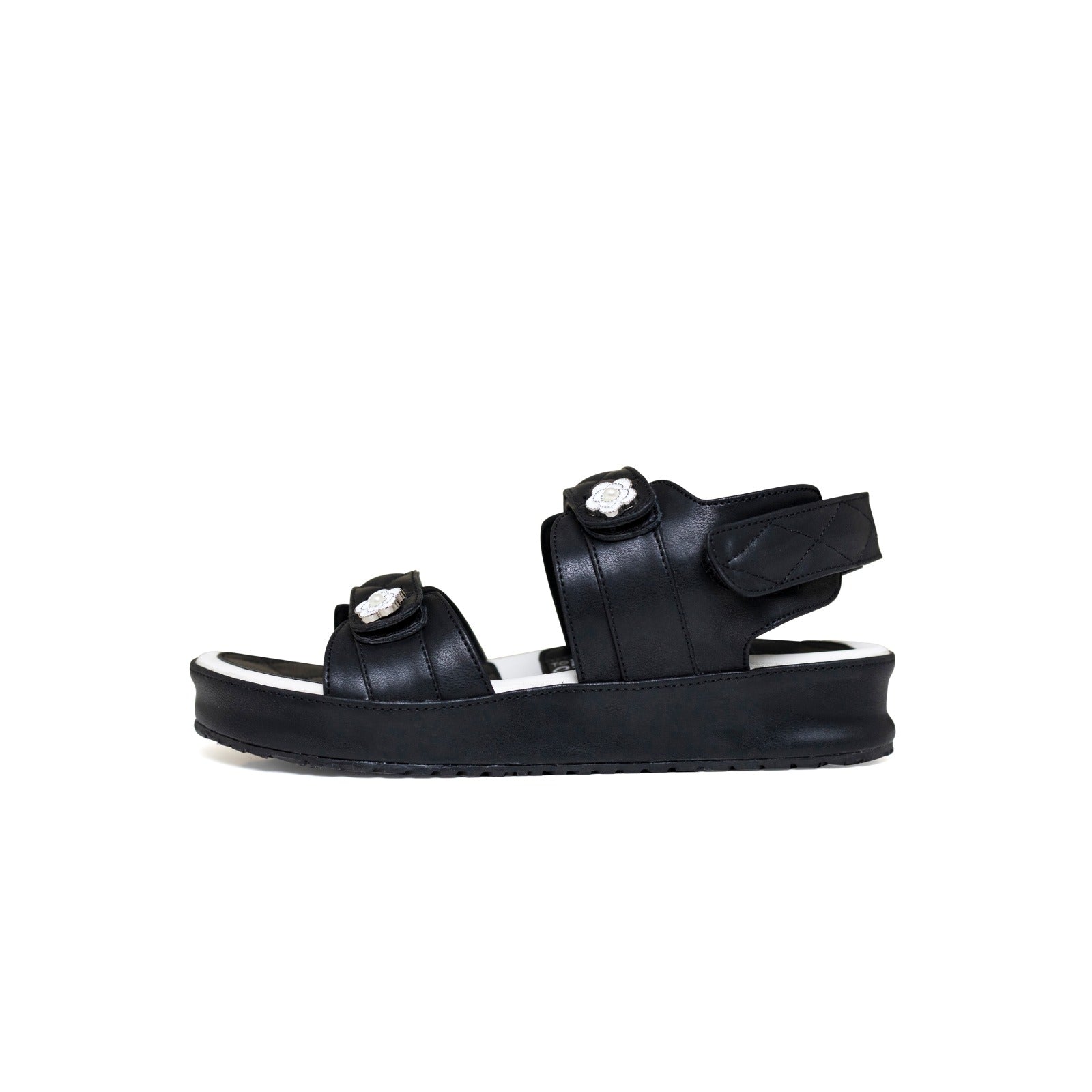 PARIS DAD SANDALS BLACK – Valencia by Enrica